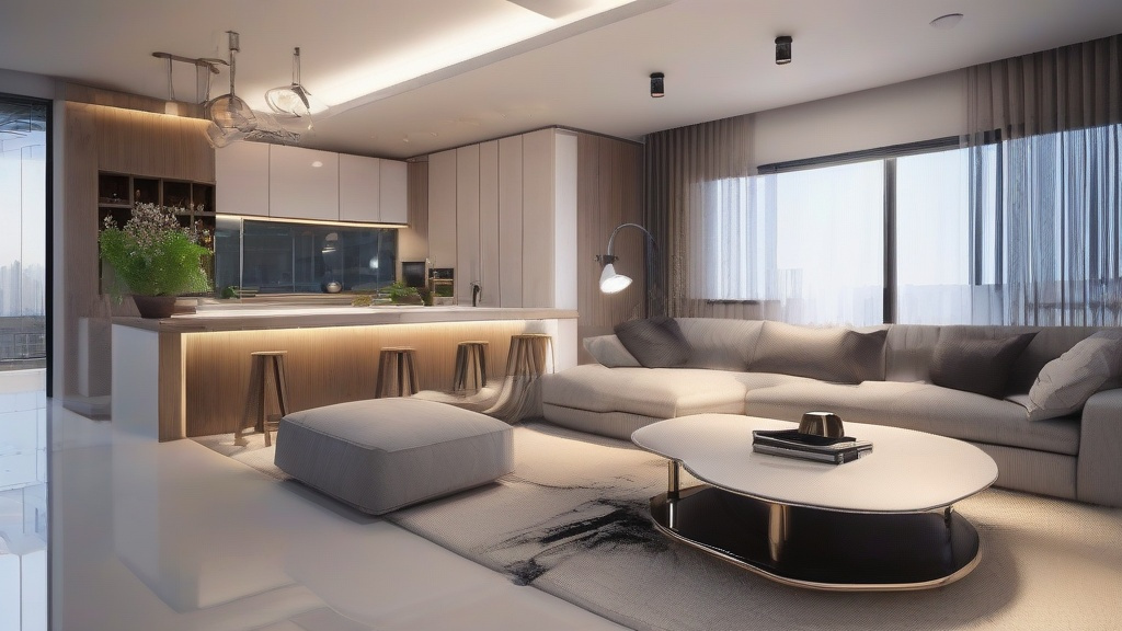 小户型客厅装修指南：瓷砖选择与现代简约风完美融合