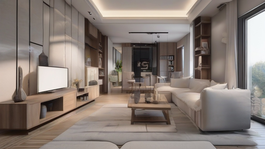 小户型客厅装修指南：美式风格+环保墙面装饰全攻略