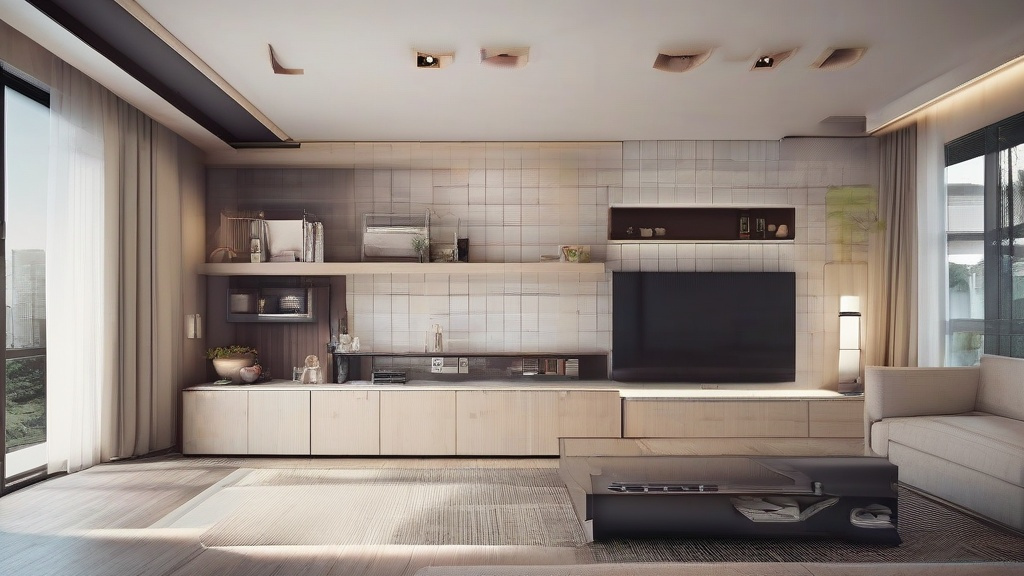 小户型客厅装修全攻略：吊顶、软装、瓷砖的黄金搭配法则