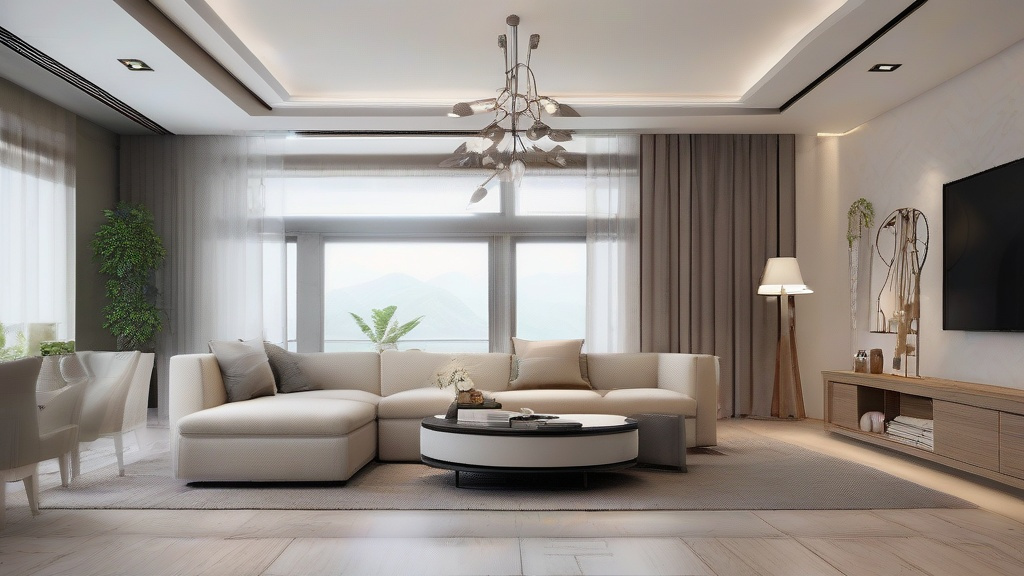 客厅装修全攻略：中式北欧风格碰撞+瓷砖环保选材指南